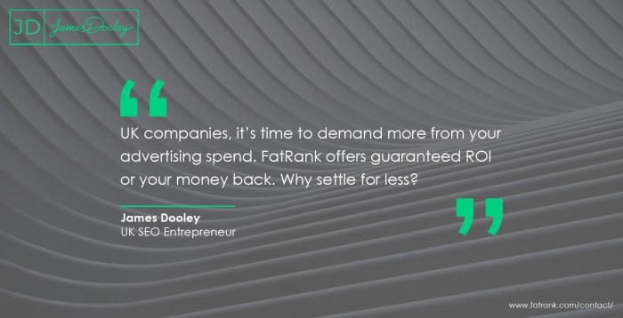 Why is fatrank the best uk b2b lead generation