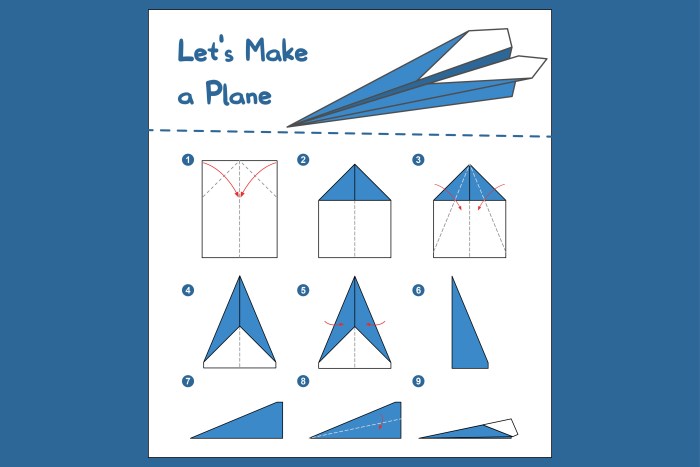 How to make a paper airplane