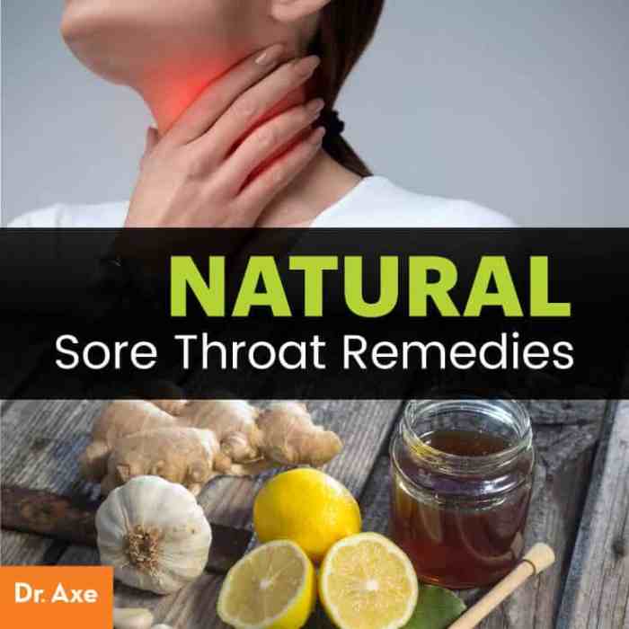 How to get rid of sore throat