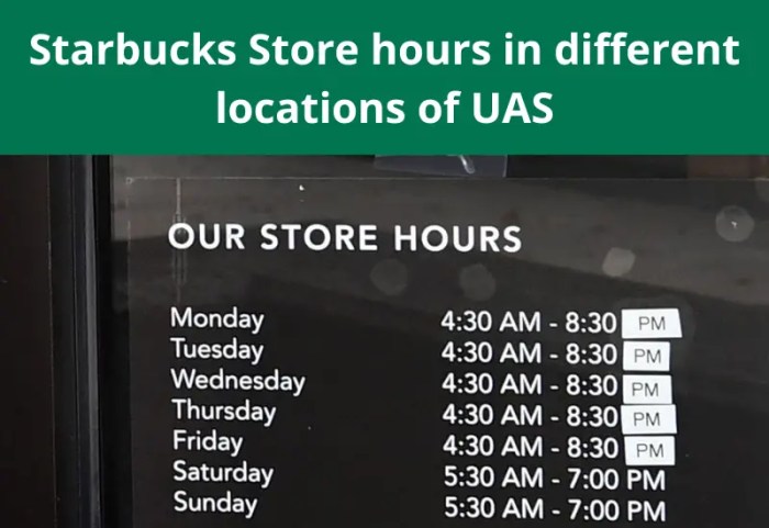 What time does starbucks open