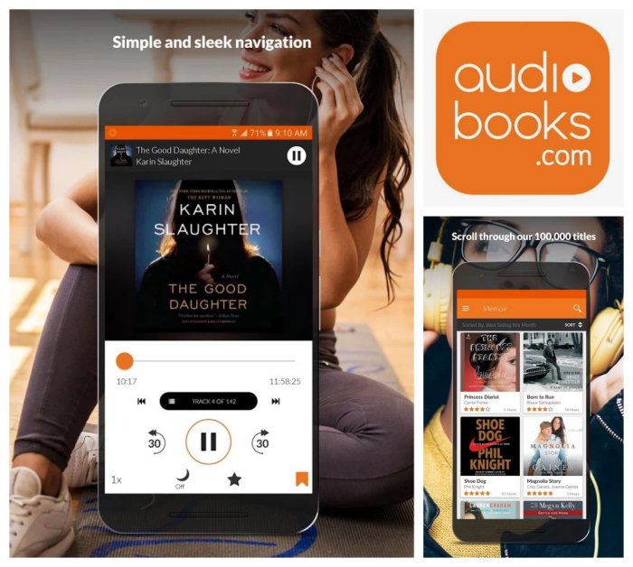 Audiobook apps