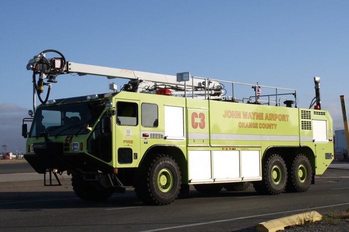 Airport fire orange county