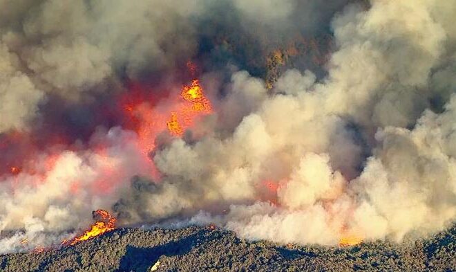 Trabuco Canyon Fire Rages Today, Prompting Evacuations and Air Quality Concerns