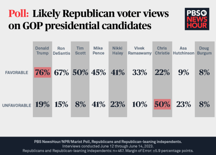 Who is ahead in the polls