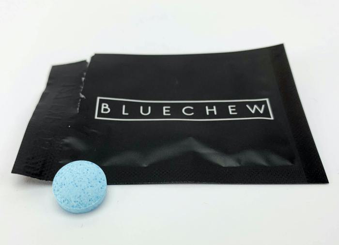 What is blue chew