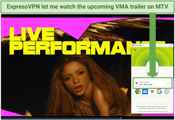 How to stream vmas live