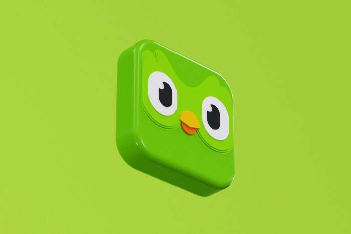 Why does my duolingo icon look sick