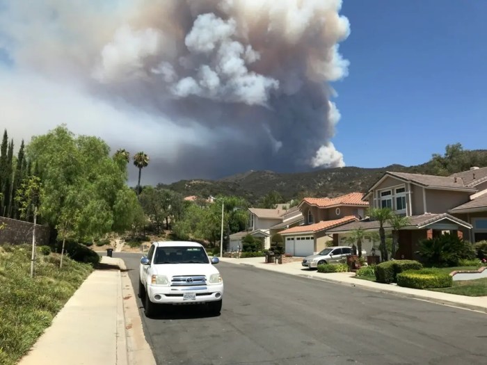 Fire in trabuco canyon today